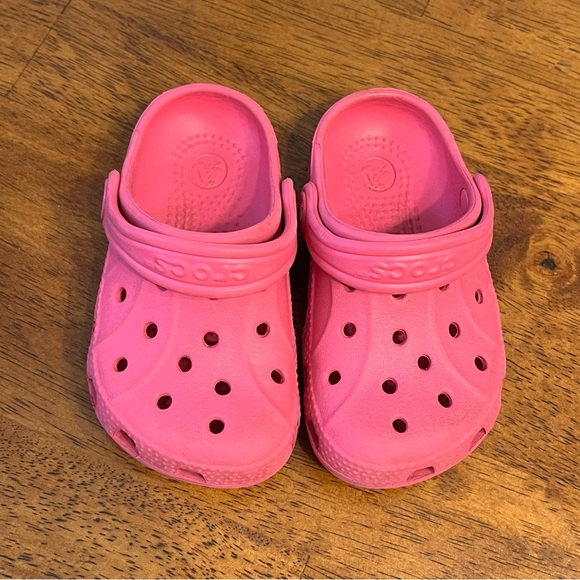 Crocs Dark Pink clog sandal shoe size 6-7 - Picture 5 of 10